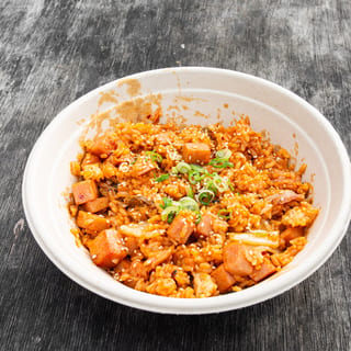 Kimchi Fried Rice Spam Bowl