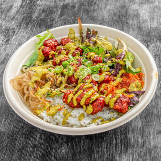 Rice Bowl Popcorn Chicken - Spicy