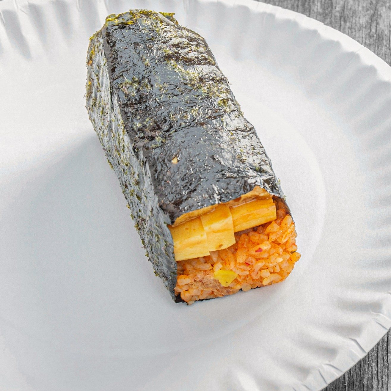 Fried Tofu Musubi.