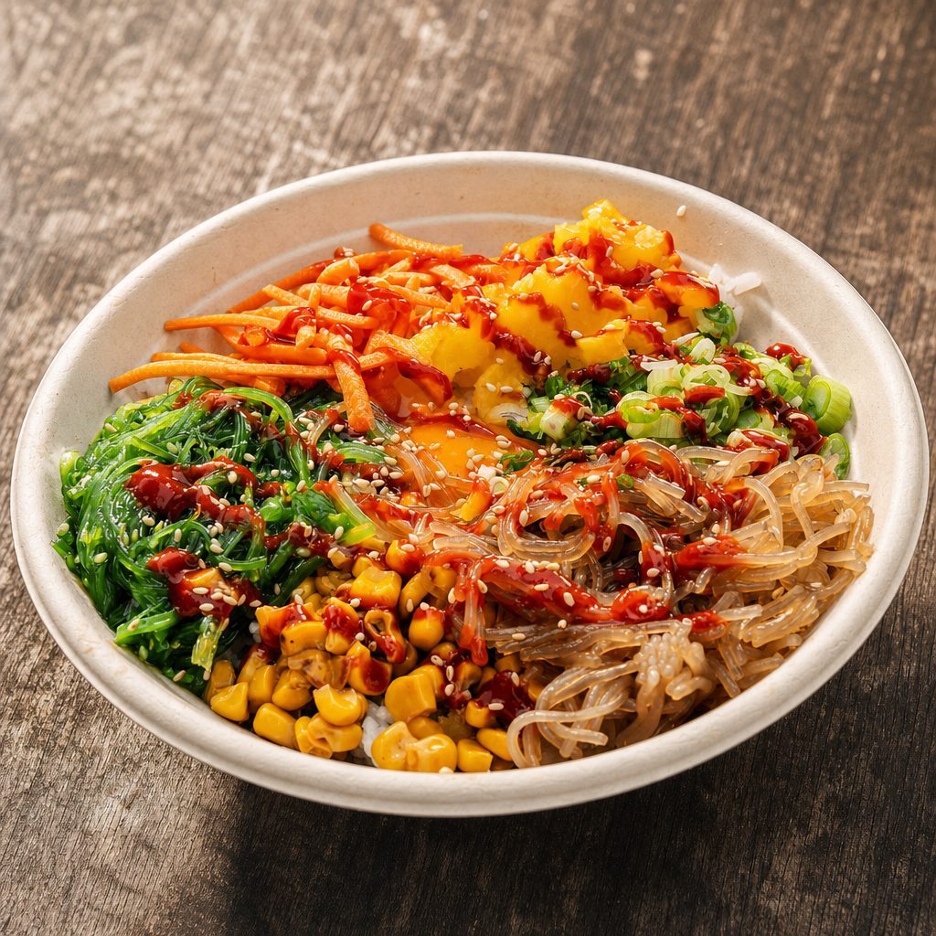 Bibimbop - Veggie Rice Bowl.