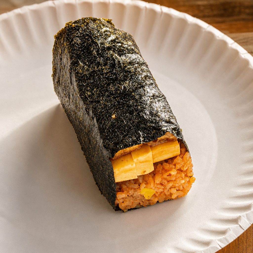 Fried Tofu Musubi.